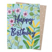 Greeting Card - Birthday Blooms
